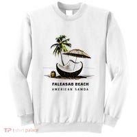 Faleasao Beach American Samoa Sweatshirt thumb 0