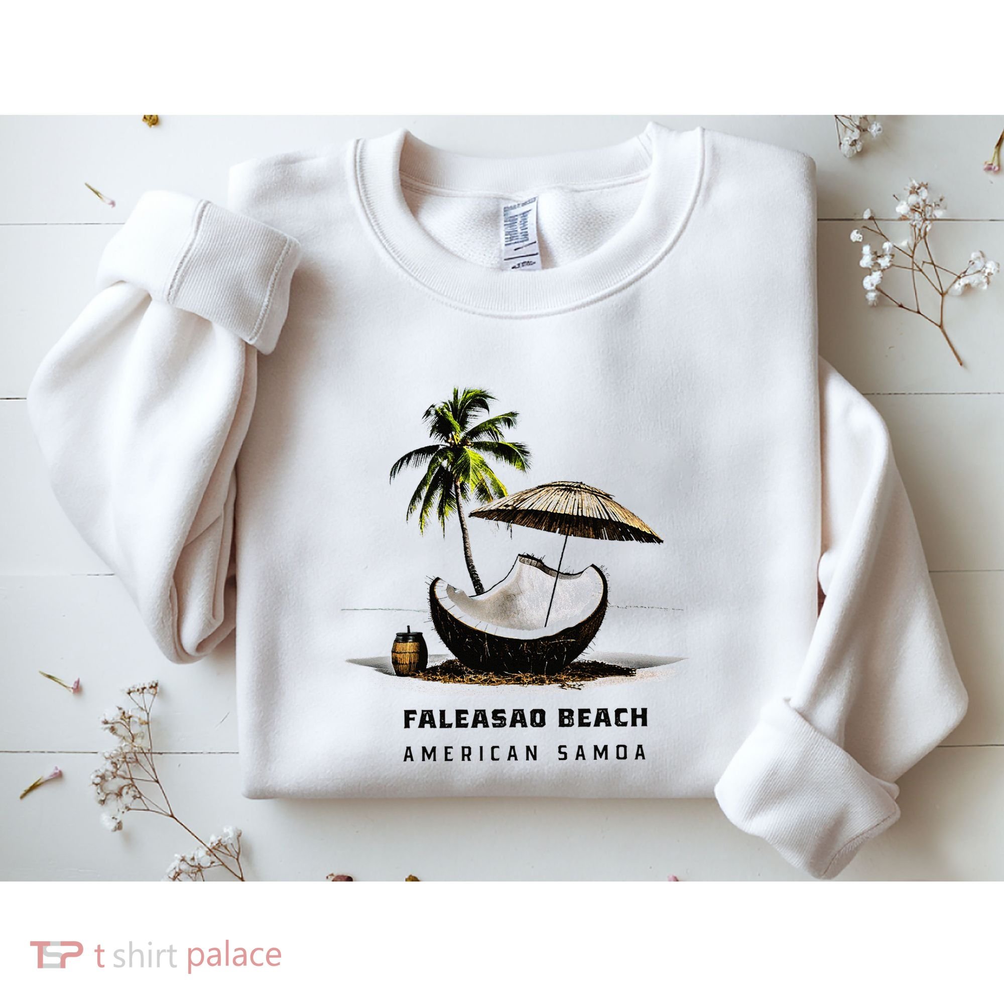 Faleasao Beach American Samoa Sweatshirt