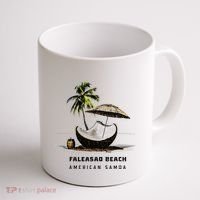 Faleasao Beach American Samoa Coffee Mug thumb 1
