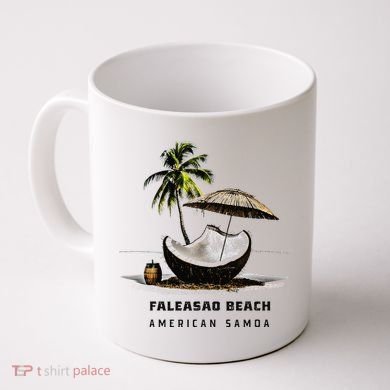 Faleasao Beach American Samoa Coffee Mug