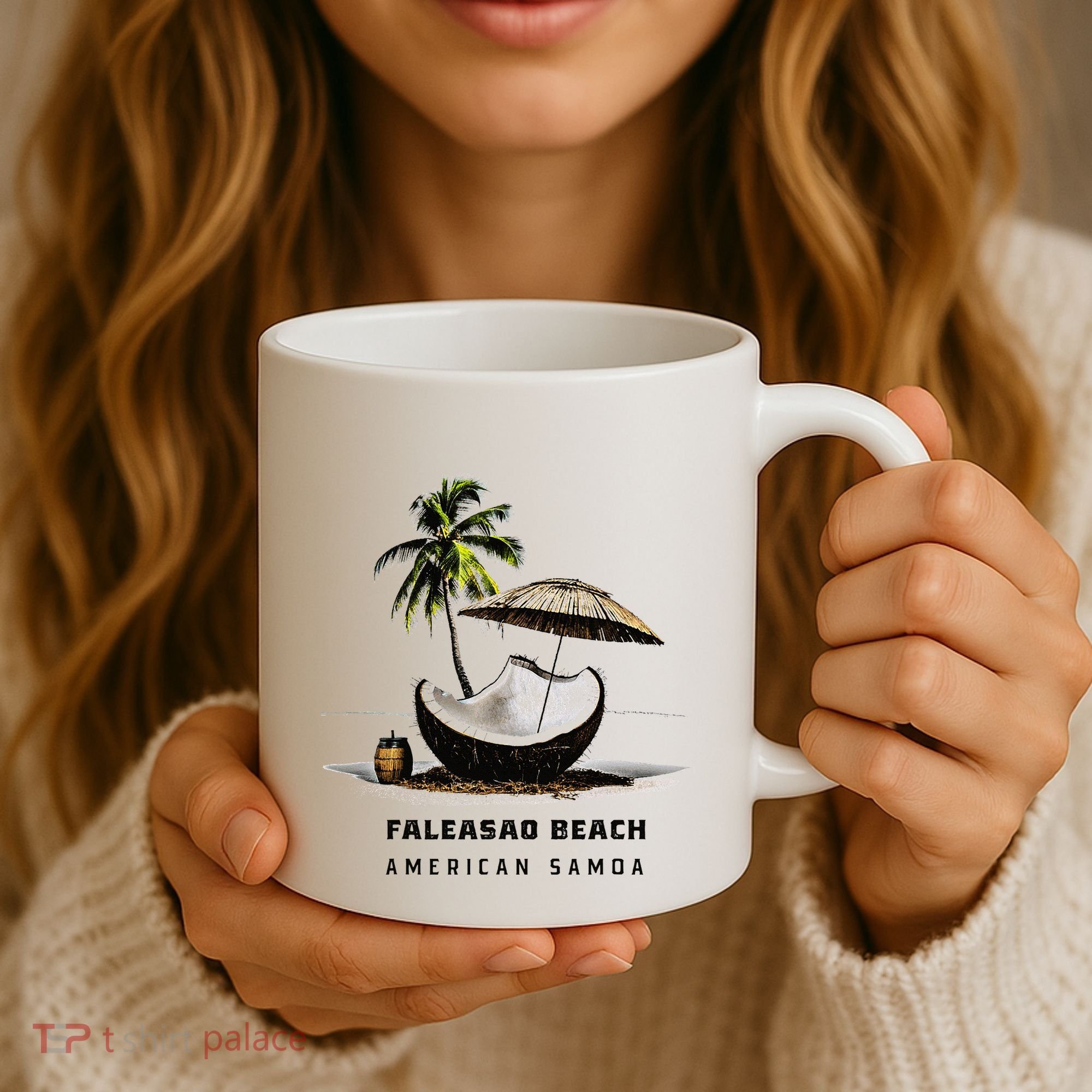 Faleasao Beach American Samoa Coffee Mug