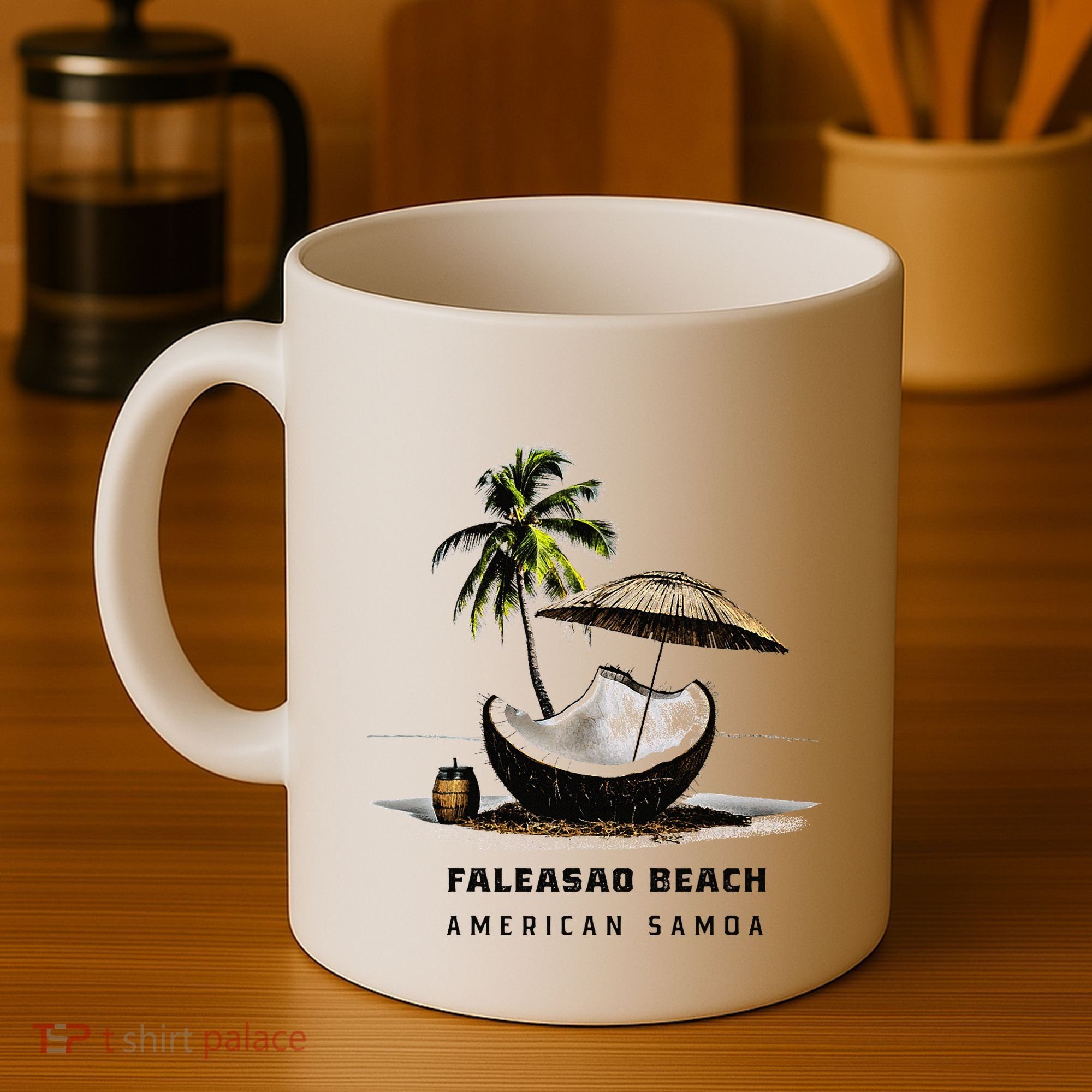 Faleasao Beach American Samoa Coffee Mug