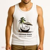 Faleasao Beach American Samoa Tank Top thumb 3