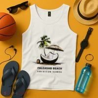 Faleasao Beach American Samoa Tank Top thumb 4