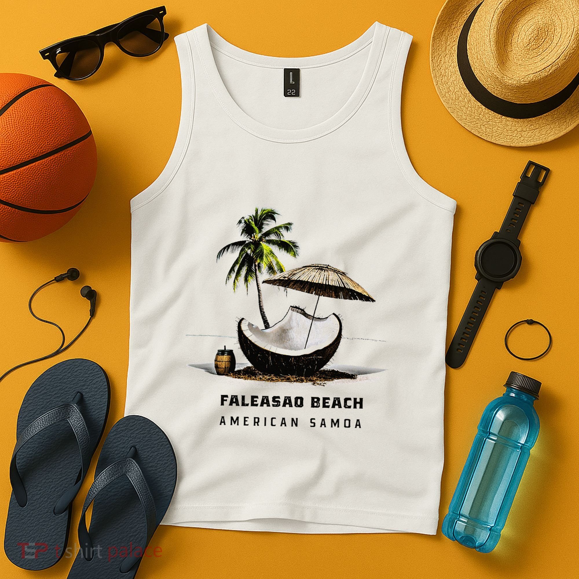Faleasao Beach American Samoa Tank Top