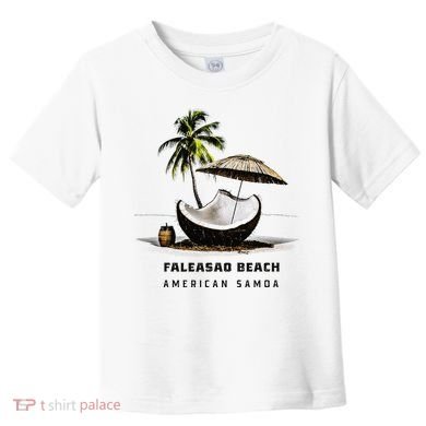 Faleasao Beach American Samoa Toddler T-Shirt