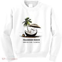 Faleasao Beach American Samoa Kids Sweatshirt thumb 0