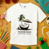 Faleasao Beach American Samoa Kids T-Shirt thumb 3