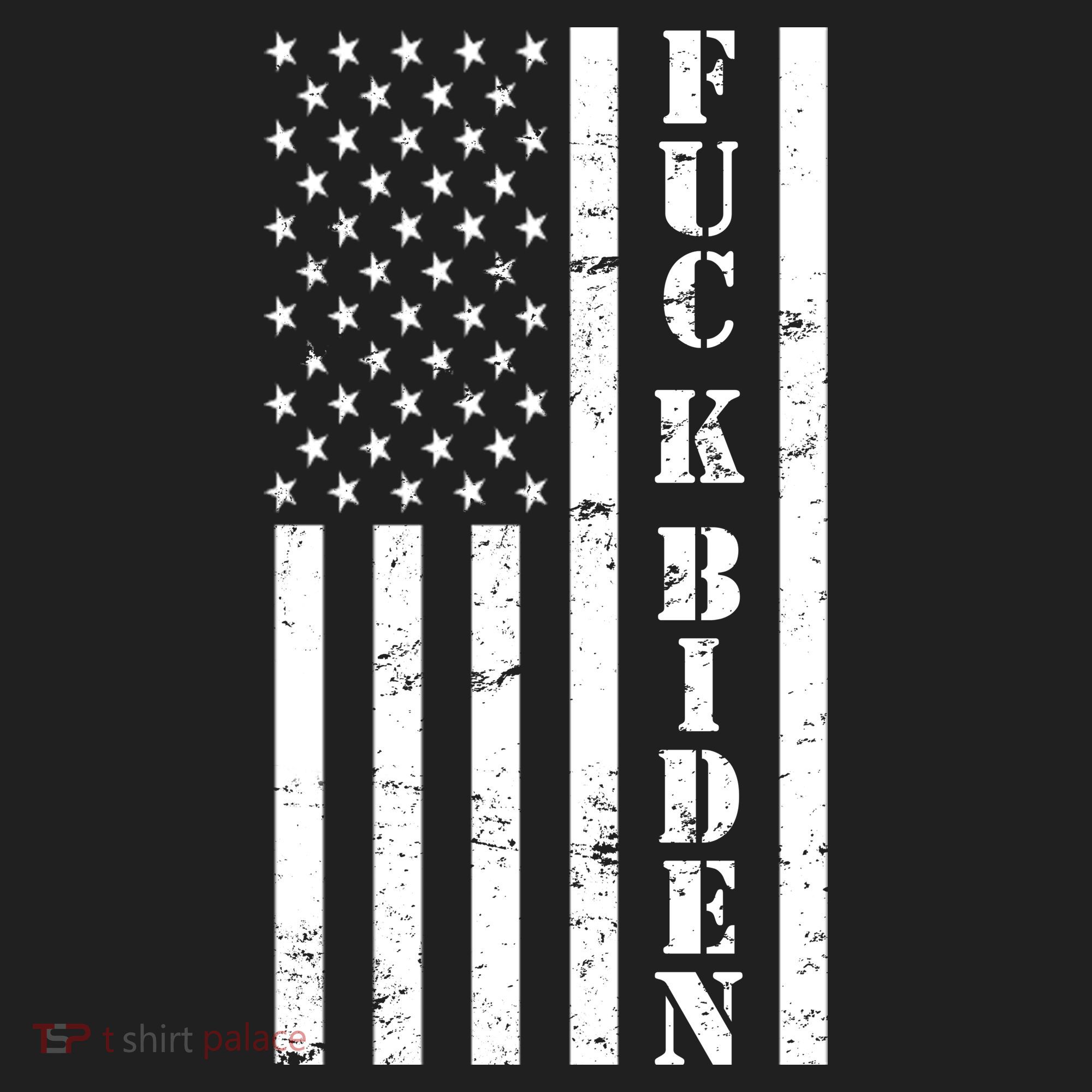 Fuck Biden American Flag Women's Sweatshirt