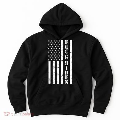 Fuck Biden American Flag Hoodie