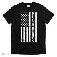 Fuck Biden American Flag T-Shirt thumb 0