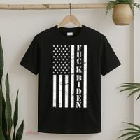 Fuck Biden American Flag T-Shirt thumb 2