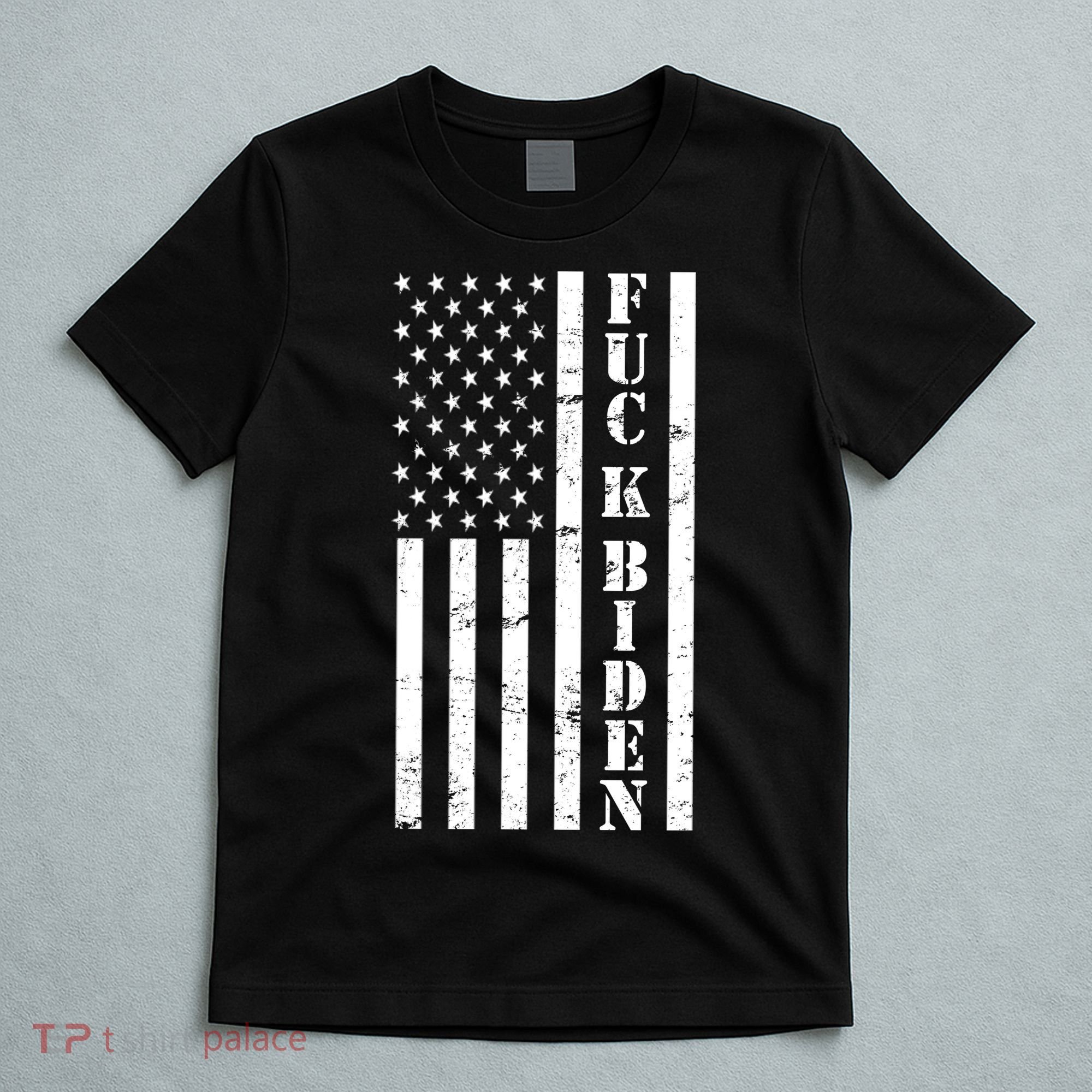 Fuck Biden American Flag T-Shirt