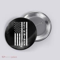 Fuck Biden American Flag Button thumb 0