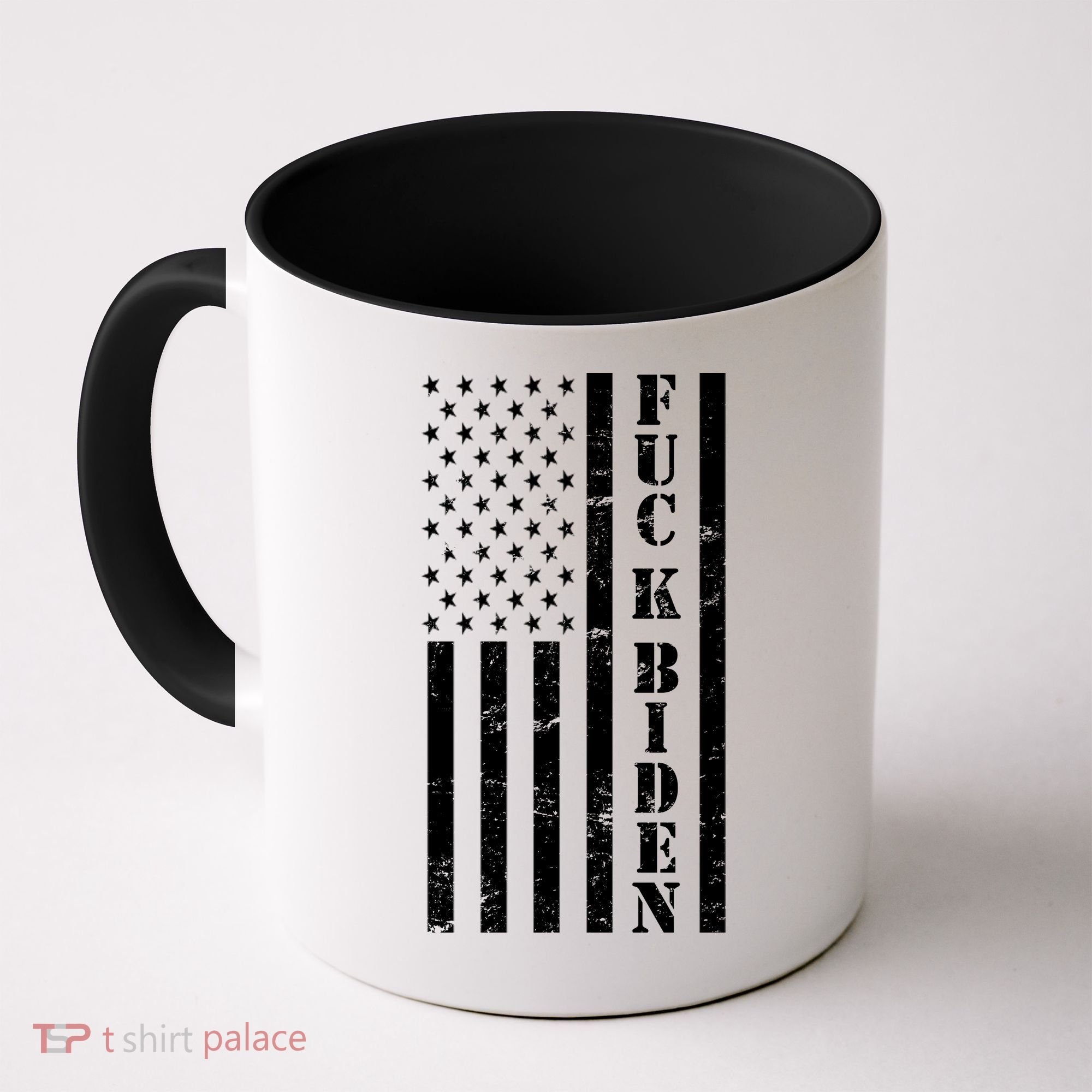 Fuck Biden American Flag Coffee Mug