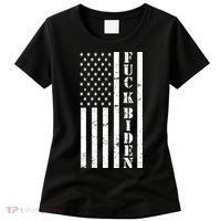 Fuck Biden American Flag Women's T-Shirt thumb 0