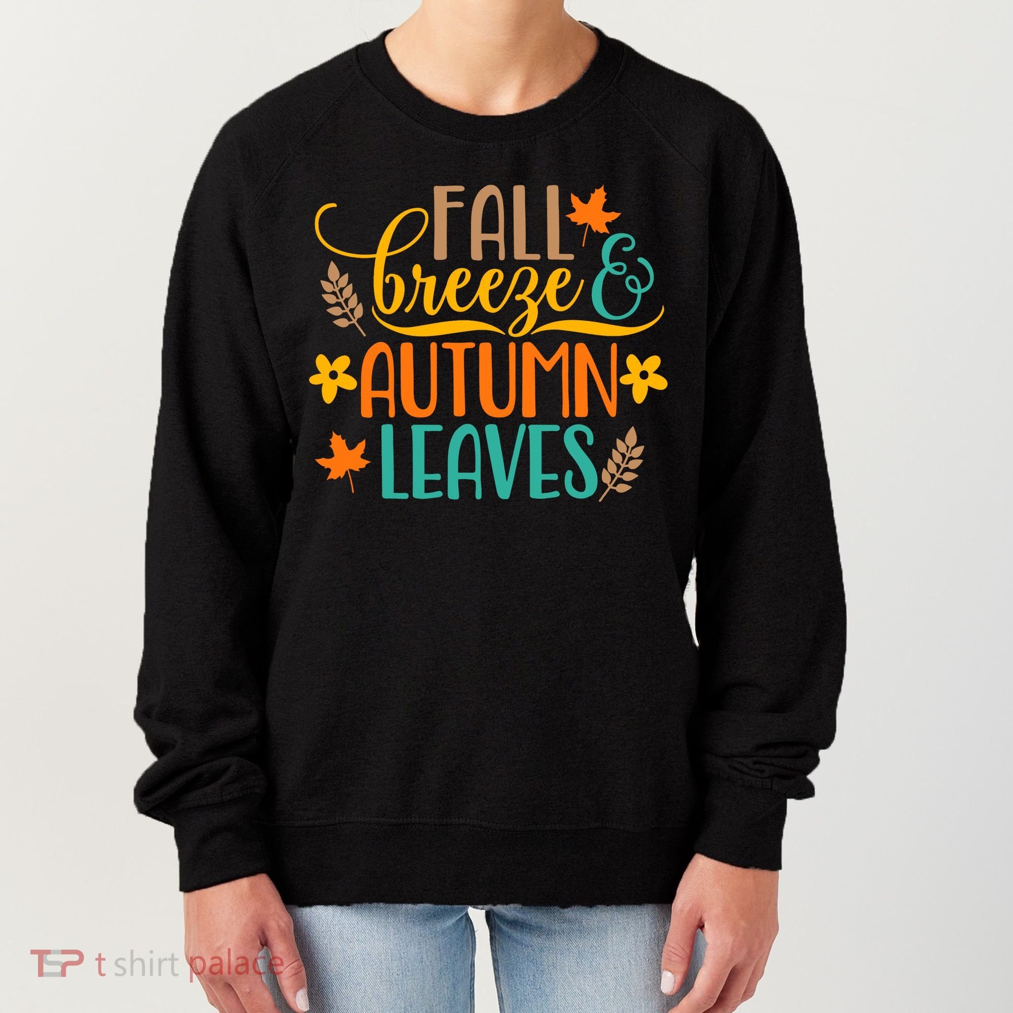 Fall Breeze Autumn Leaves Women's Sweatshirt
