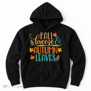 Fall Breeze Autumn Leaves Hoodie