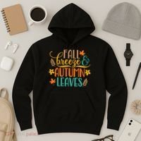 Fall Breeze Autumn Leaves Hoodie thumb 3