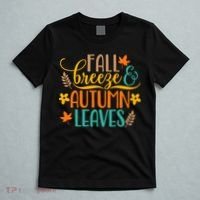Fall Breeze Autumn Leaves T-Shirt thumb 5