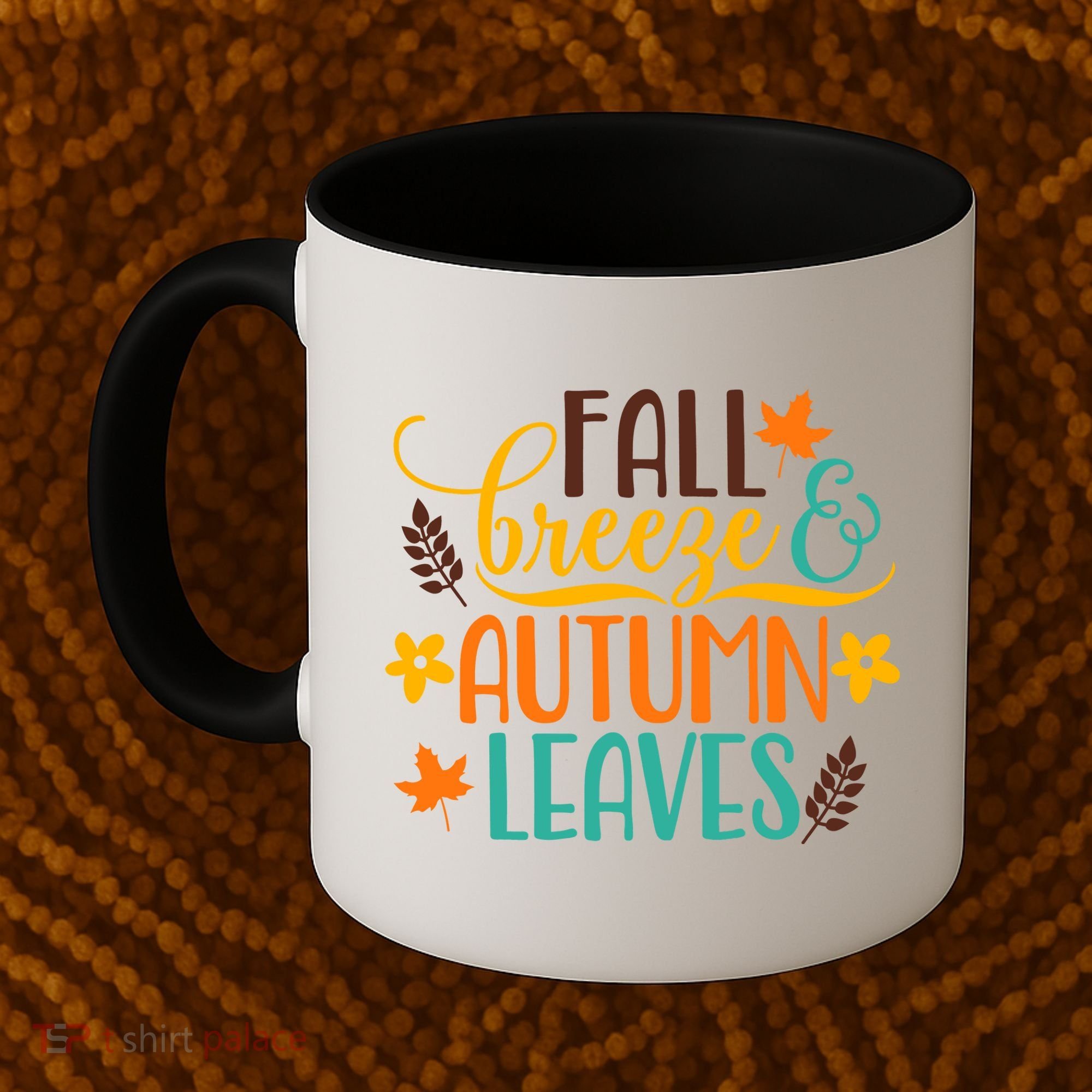 Fall Breeze Autumn Leaves Coffee Mug