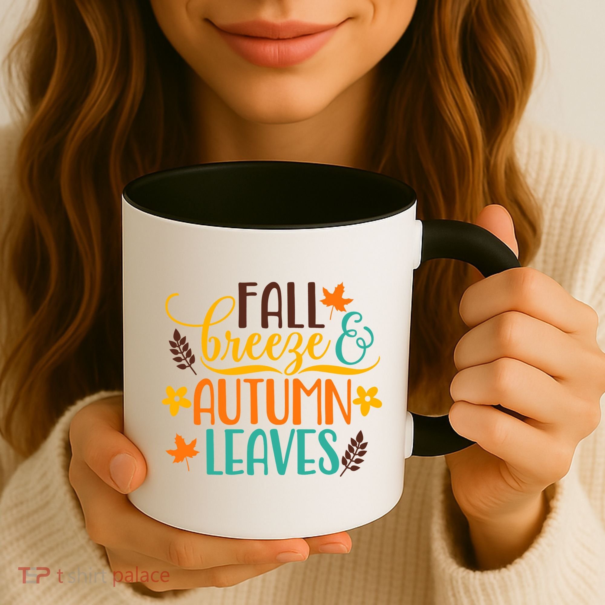 Fall Breeze Autumn Leaves Coffee Mug