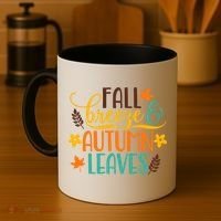 Fall Breeze Autumn Leaves Coffee Mug thumb 4