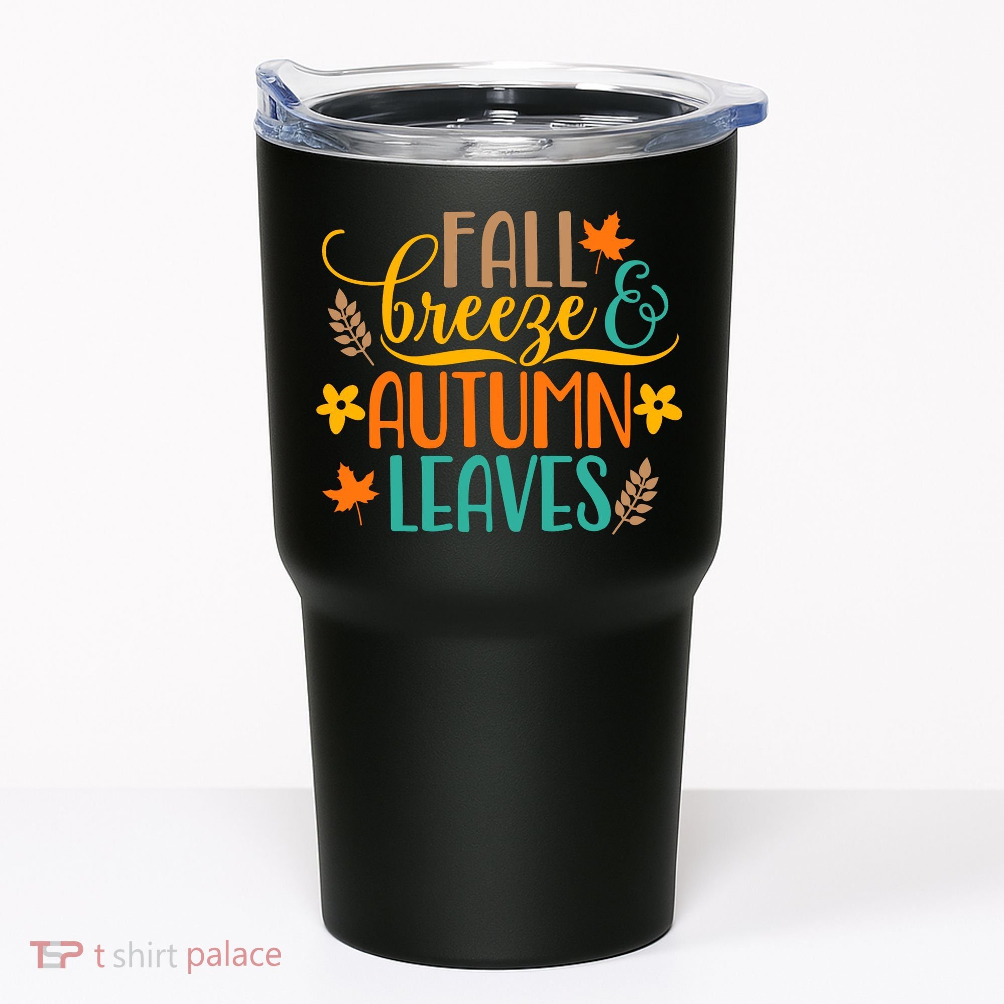 Fall Breeze Autumn Leaves Tumbler