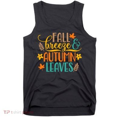Fall Breeze Autumn Leaves Tank Top