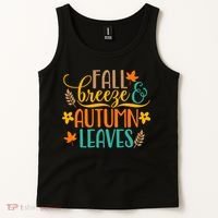 Fall Breeze Autumn Leaves Tank Top thumb 2