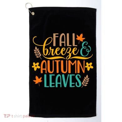 Fall Breeze Autumn Leaves Golf Towel