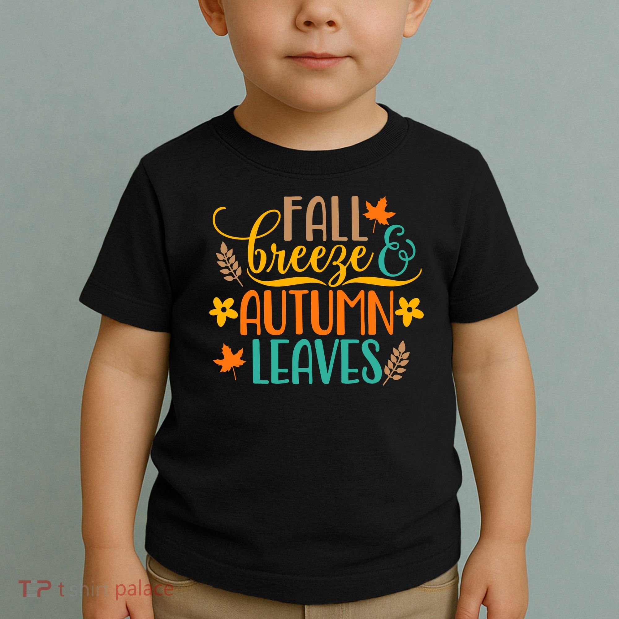 Fall Breeze Autumn Leaves Toddler T-Shirt