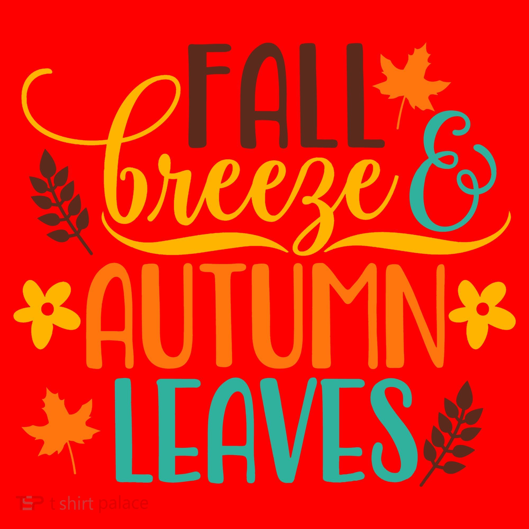 Fall Breeze Autumn Leaves Santa Hat