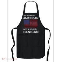 Funny Be A Smart American Not A Stupid Panican Apron thumb 0