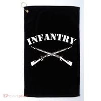 Fort Benning Army Infantry Crossed Rifles Golf Towel thumb 0