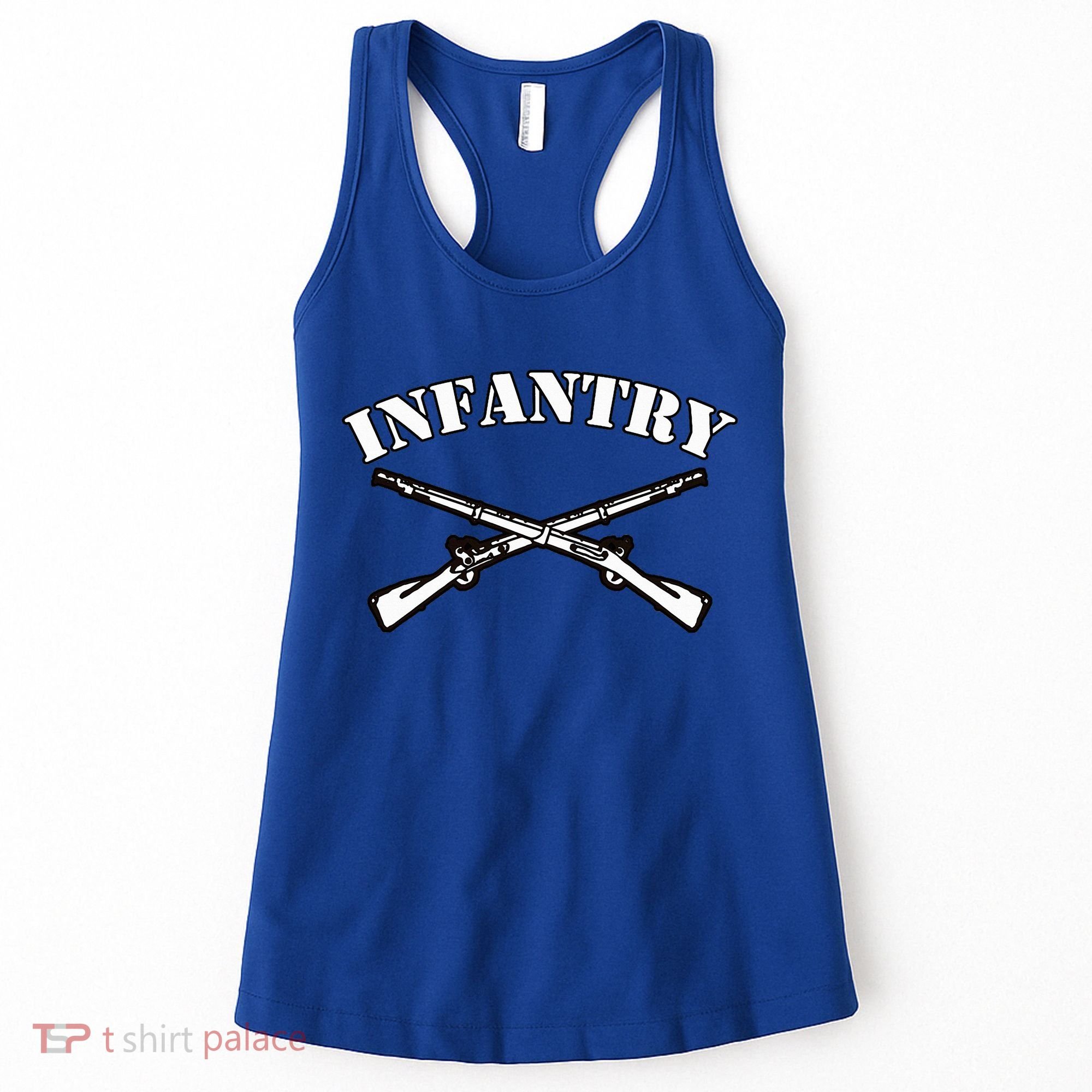 Fort Benning Army Infantry Crossed Rifles Women's Tank Top