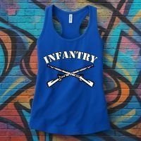 Fort Benning Army Infantry Crossed Rifles Women's Tank Top thumb 3