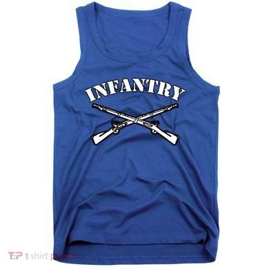 Fort Benning Army Infantry Crossed Rifles Tank Top