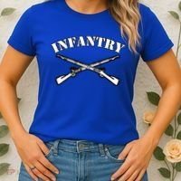 Fort Benning Army Infantry Crossed Rifles Women's T-Shirt thumb 2