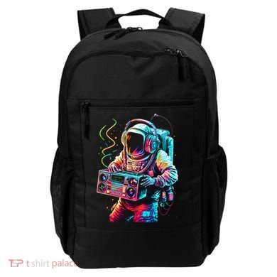 Funky Boombox Astronaut In Space Graphic And Teens Gift Backpack