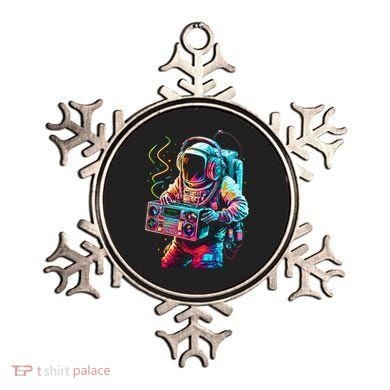 Funky Boombox Astronaut In Space Graphic And Teens Gift Ornament