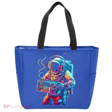 Funky Boombox Astronaut In Space Graphic And Teens Gift Tote Bag