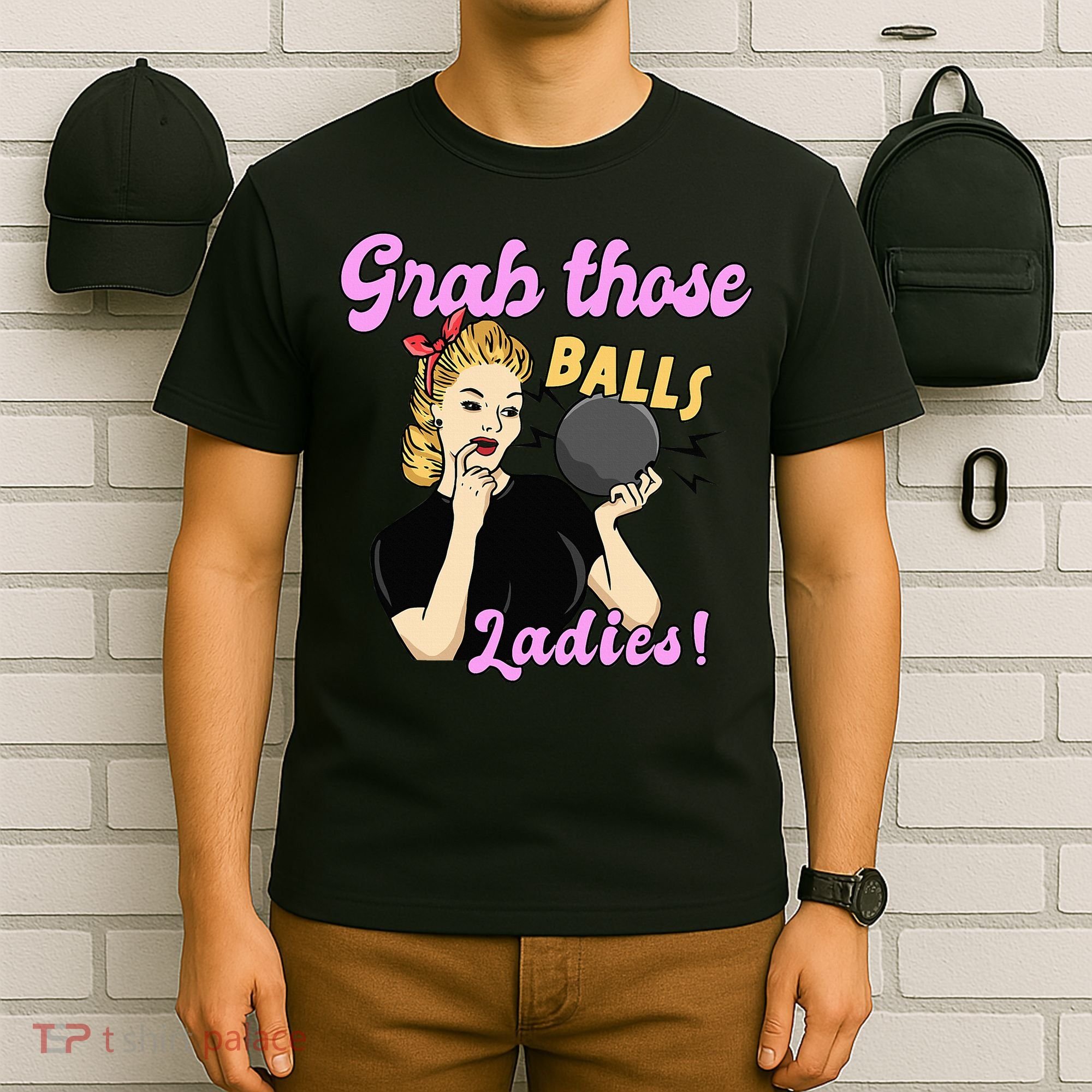 Funny Bowling Art For Bowler Ball Bowling Lover T-Shirt