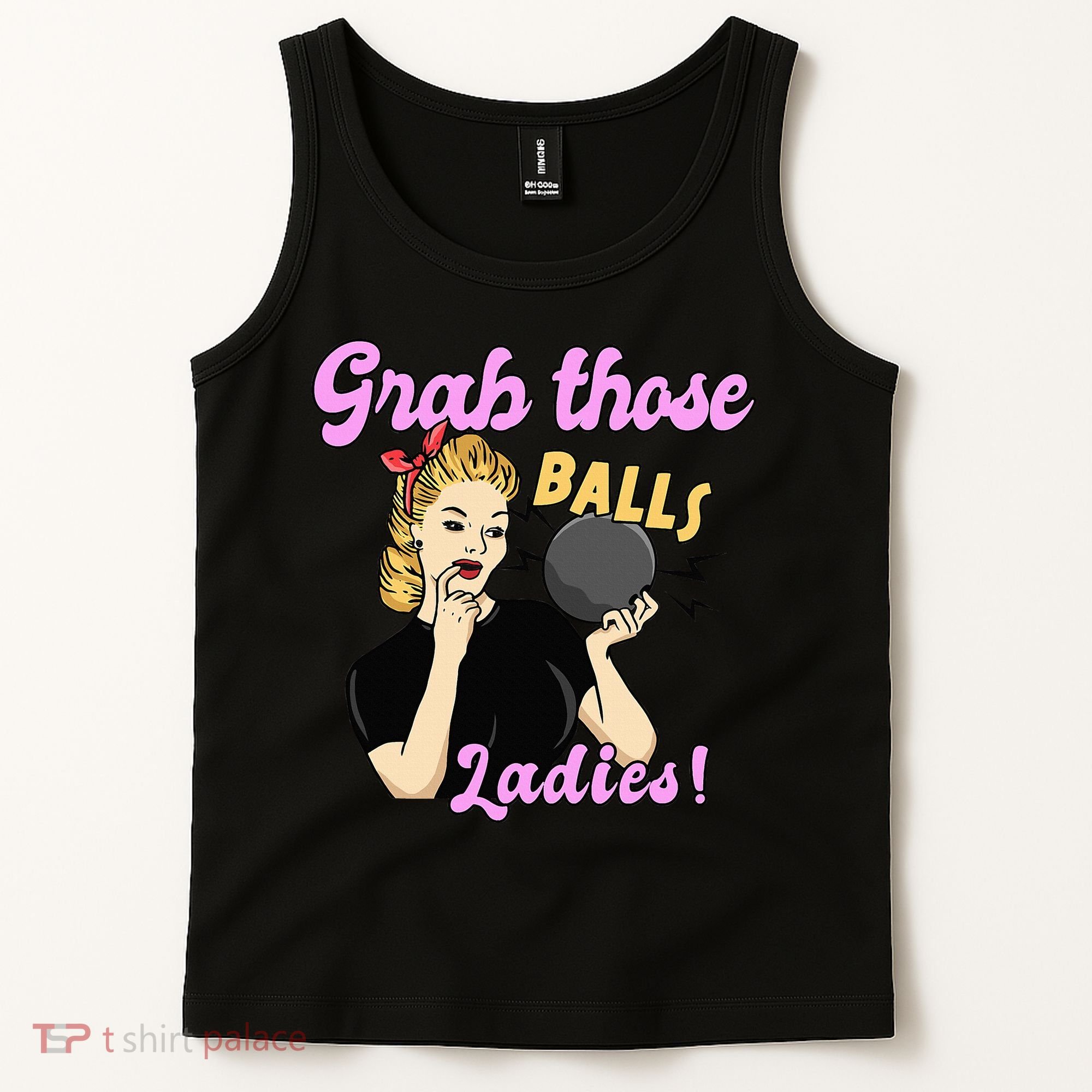Funny Bowling Art For Bowler Ball Bowling Lover Tank Top