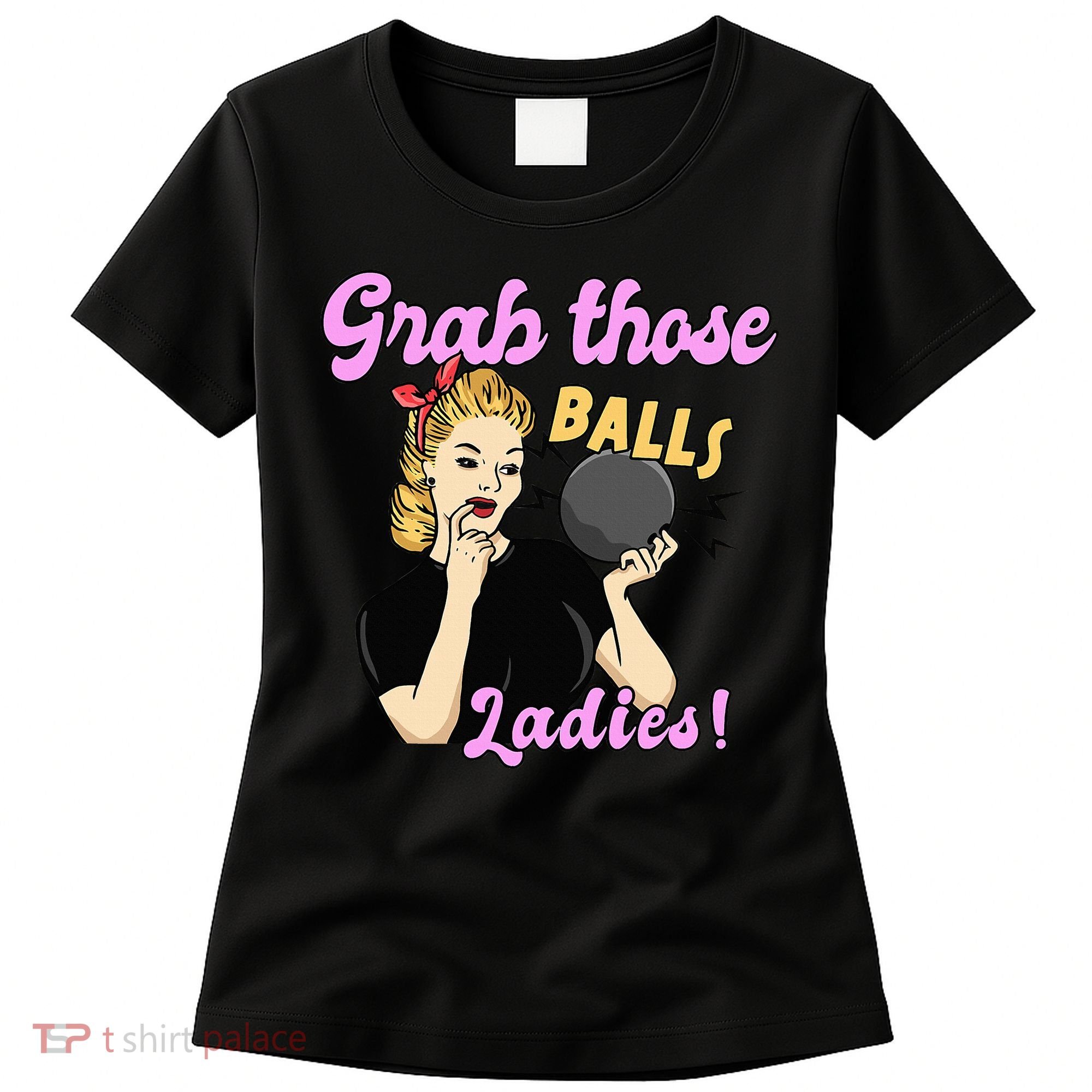 Funny Bowling Art For Bowler Ball Bowling Lover Women's T-Shirt