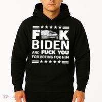 F*ucK Biden And F You For Voting For Him Hoodie thumb 2
