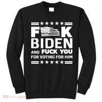 F*ucK Biden And F You For Voting For Him Sweatshirt thumb 0