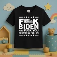 F*ucK Biden And F You For Voting For Him Toddler T-Shirt thumb 3