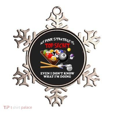 Funny Billiards ArtFor Men Women Billiards Pool Players Ornament