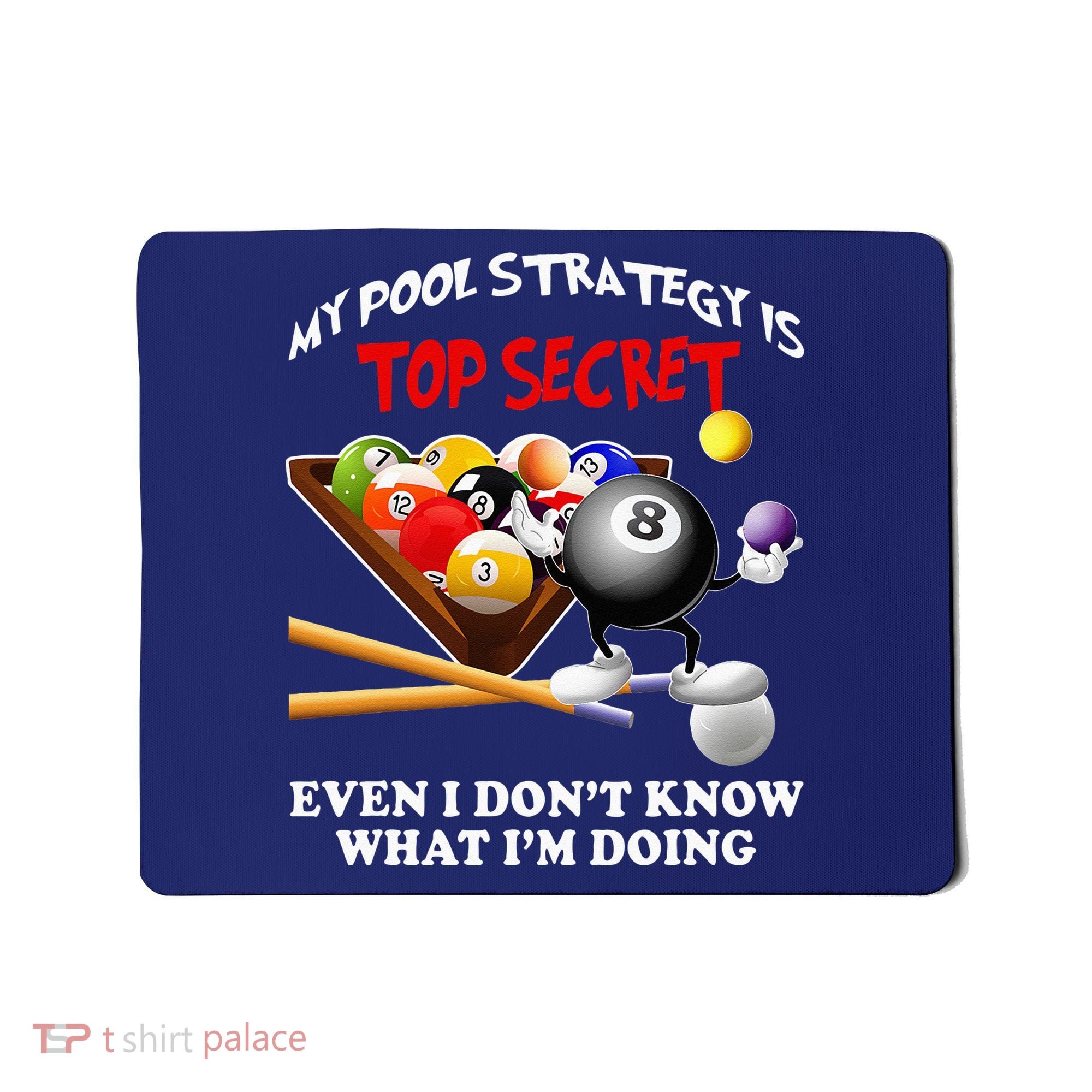 Funny Billiards ArtFor Men Women Billiards Pool Players Mousepad